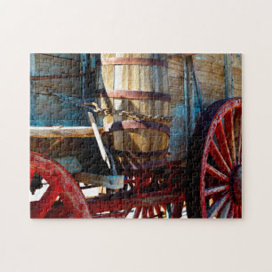 Alte Holzfuhre Kalifornien. Puzzle
