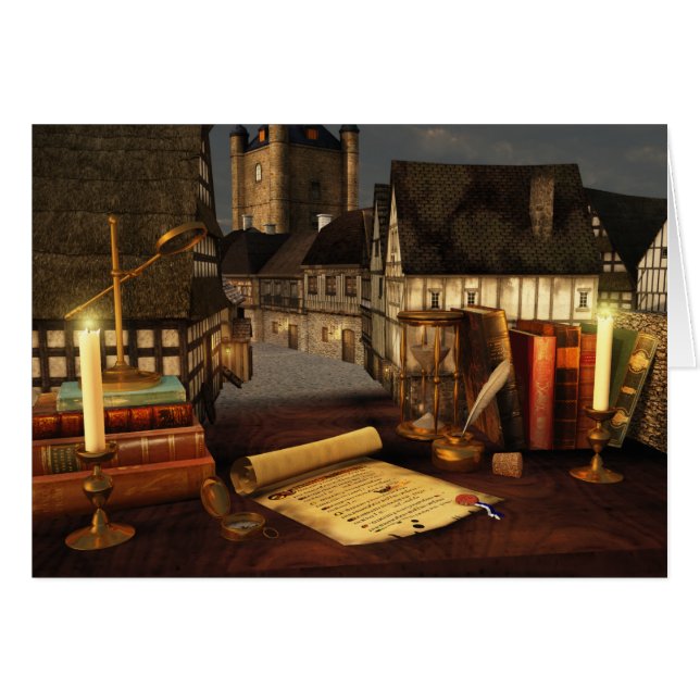 Alte Horizons-Karte (Vorderseite (Horizontal))