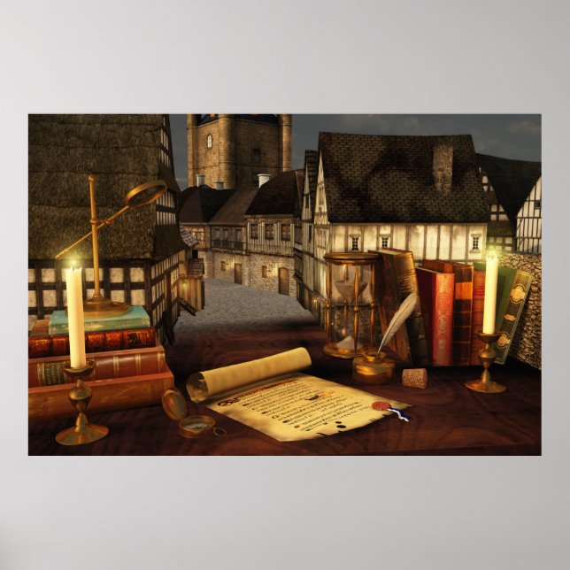 Alte Horizonte drucken Poster (Vorne)