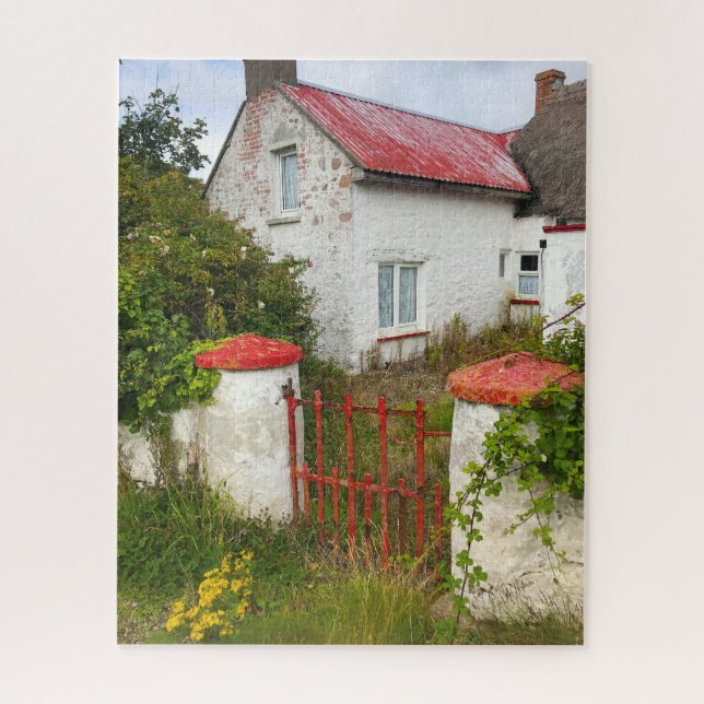 Alte Hütte Carne Wexford Irland. Puzzle (Vertikal)