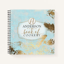 Alte Imitate Goldflake personalisiertes Kochbuch Notizbuch