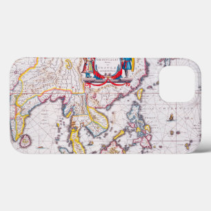Alte Indienkarte aus dem Jahr 1650 Case-Mate iPhone Hülle