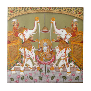 ALTE INDISCHE HINDISCHE GOTTHEIT FLIESE