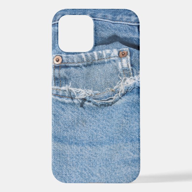 Alte Jeans iPhone Hülle (Rückseite)