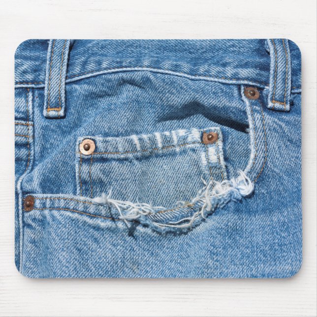 Alte Jeans Mousepad (Vorne)