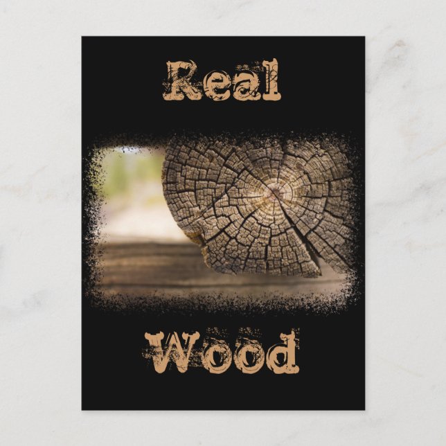 Alte Kabine Holz Texturen Postkarte (Vorderseite)