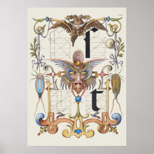 Alte Kalligrafie Poster