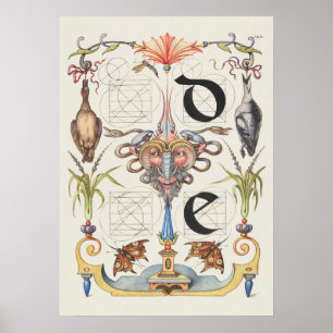 Alte Kalligrafie Poster
