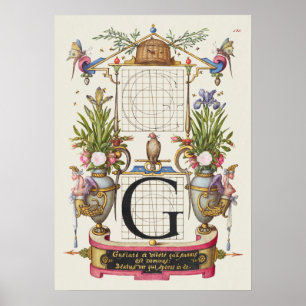 Alte Kalligrafie Poster