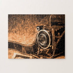 Alte Kamera als Puzzle