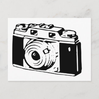 Alte Kamera Postkarte