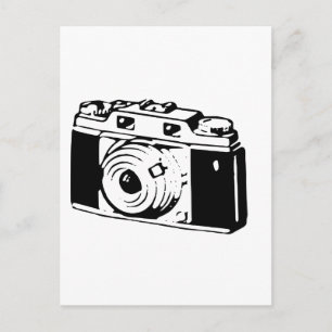 Alte Kamera Postkarte