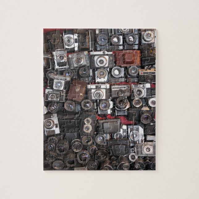 Alte Kameras Puzzle (Vertikal)