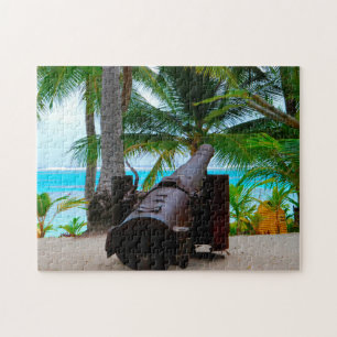Alte Kanone Marianen. Puzzle