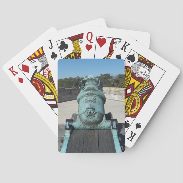 Alte Kanone Spielkarten (Rückseite)
