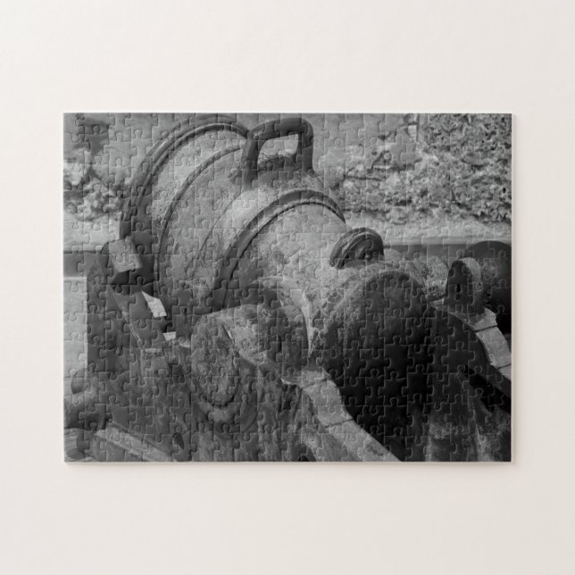 Alte Kanone St.Augustine Fort Florida. Puzzle (Horizontal)