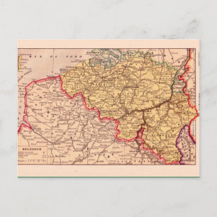 Alte Karte, 1920, Belgien Postkarte