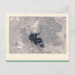 Alte Karte, 1920, Erster Weltkrieg, Europa Postkarte