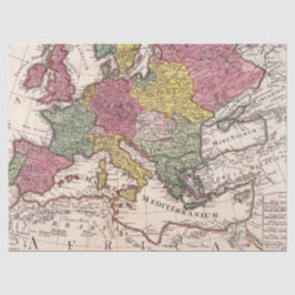 Alte Karte Serie 1 Design 12 Seidenpapier