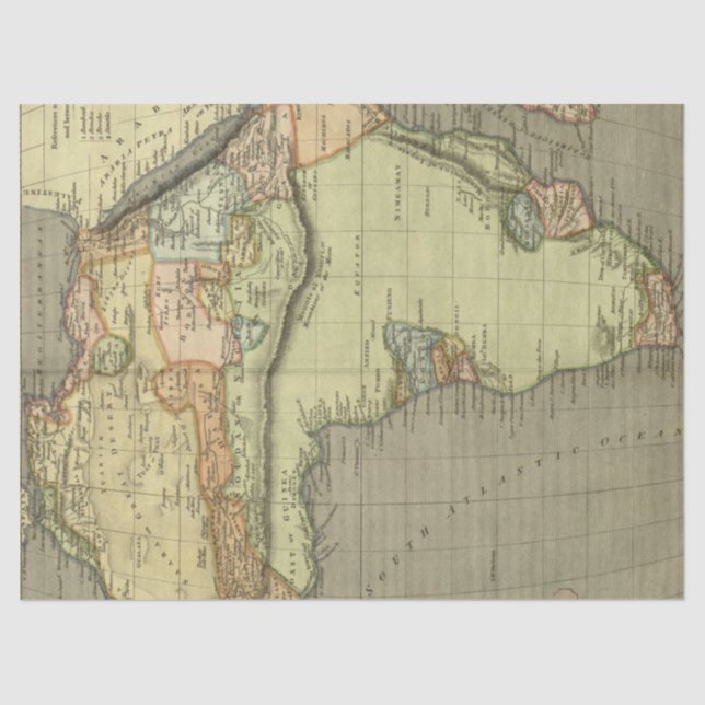 Alte Karte Serie 1 Design 13 Seidenpapier (Vorderseite)