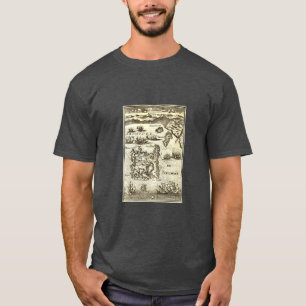 Alte Karte von Lemnos (Isle De Stalimene) T-Shirt