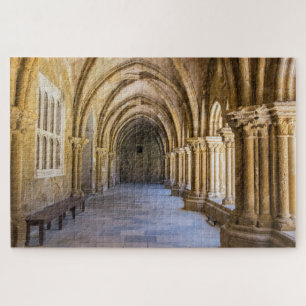 Alte Kathedrale Kreuzgang Flur Puzzle