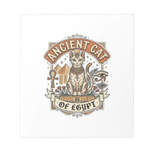 Alte Katze Ägyptens Katze Altes Ägypten Vintage Ve Notizblock
