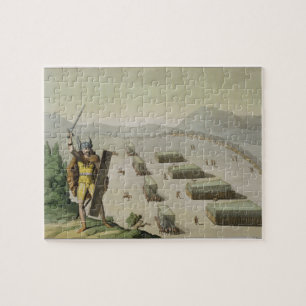 Alte Kelten oder Gauls im Kampf, c.1800-18 (colou Puzzle