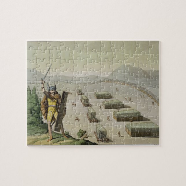 Alte Kelten oder Gauls im Kampf, c.1800-18 (colou Puzzle (Horizontal)