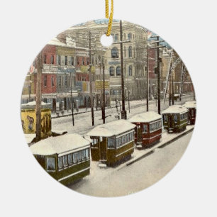 Alte Keramik New Orleans Keramik Ornament