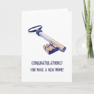 Alte Key Neue Zuhause-Karte Karte