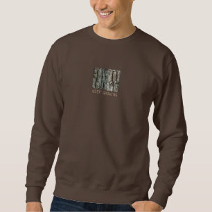 Alte Kiefern-Barke Sweatshirt