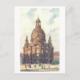 Alte Kirche Unserer Lieben Frau, Dresden, Deutschl Postkarte