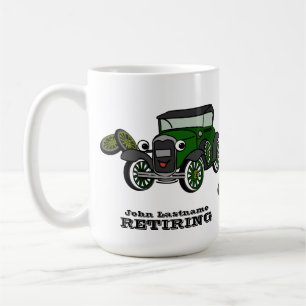 Alte Klassikerauto im Ruhestand Tasse