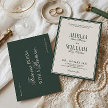 Alte Klassische Luxus Grün Creme Hochzeit