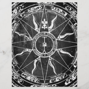 Alte Kompassrose Flyer