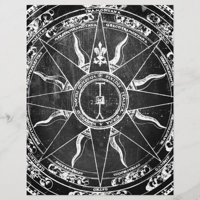 Alte Kompassrose Flyer (Vorne)