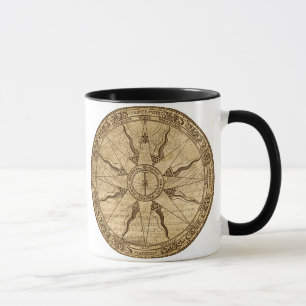 Alte Kompassrose Tasse