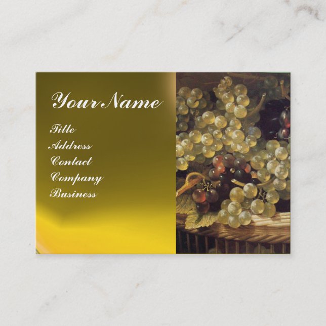 ALTE KUCHERN, ROT-WAX-SIEGEL VISITENKARTE (Vorderseite)