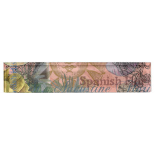 Alte Kunst Namensplakette