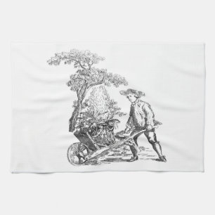 Alte Kunstwerke aus dem ländlichen Raum Küchentuch