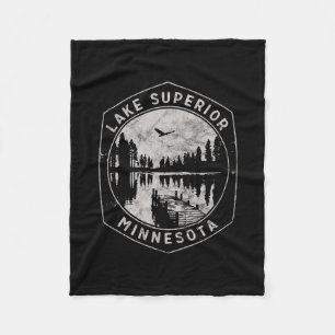 Alte Lake Superior Minnesota Outdoor-Ferien Fleecedecke