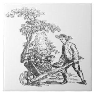 Alte ländliche Kunstwerke Fliese