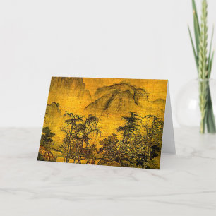 Alte Landschaft Feiertagskarte