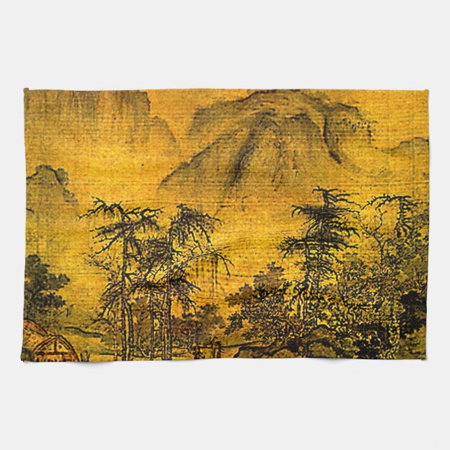 Alte Landschaft Handtuch (Horizontal)