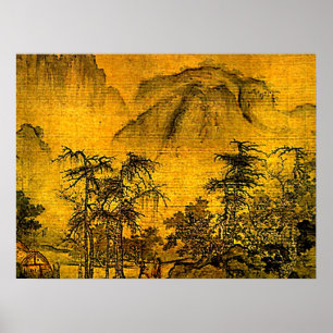 Alte Landschaft Poster