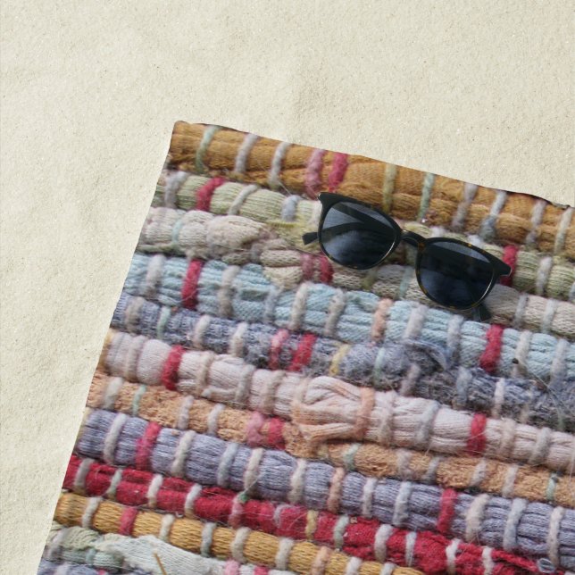 Alte Lappen-Wolldecke Strandtuch (Beispiel)