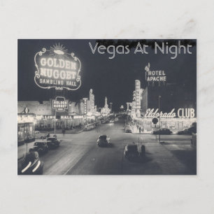 Alte Las Vegas Strip Postkarte