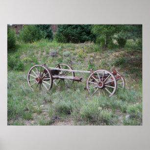 Alte Lastwagen-Räder II Poster