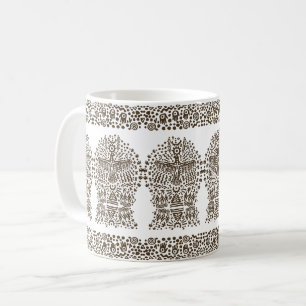 Alte Legende: Riesenvogel und Stammeszelte Kaffeetasse
